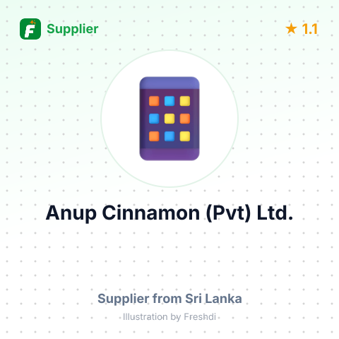 Anup Cinnamon (Pvt) Ltd.  – summary card, no photo uploaded yet