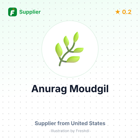 Anurag Moudgil – summary card, no photo uploaded yet