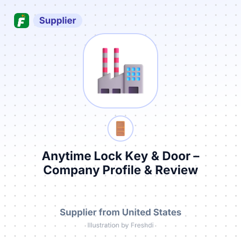 Anytime Lock Key & Door – summary card, no photo uploaded yet