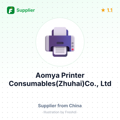 Aomya Printer Consumables(Zhuhai)Co., Ltd – summary card, no photo uploaded yet