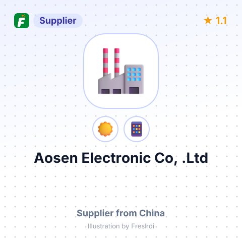 Aosen Electronic Co, .Ltd – summary card, no photo uploaded yet