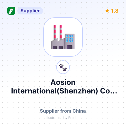 Aosion International(Shenzhen) Co., Ltd – summary card, no photo uploaded yet