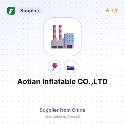 Aotian Inflatable CO.,LTD – summary card, no photo uploaded yet