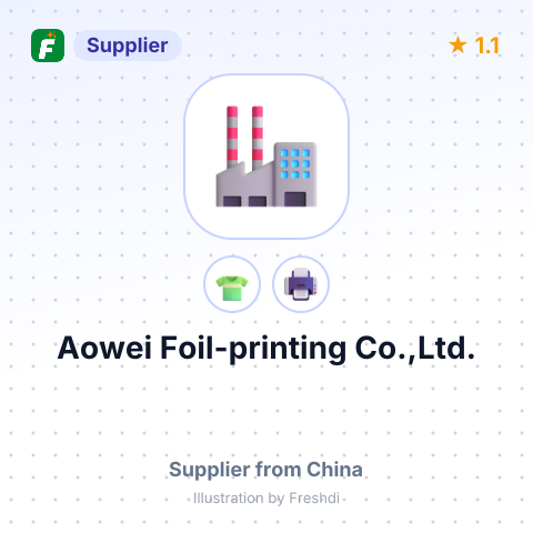 Aowei Foil-printing Co.,Ltd. – summary card, no photo uploaded yet