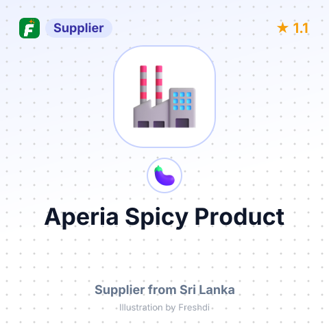 Aperia Spicy Product – summary card, no photo uploaded yet