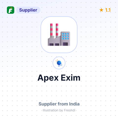 Apex Exim  – summary card, no photo uploaded yet