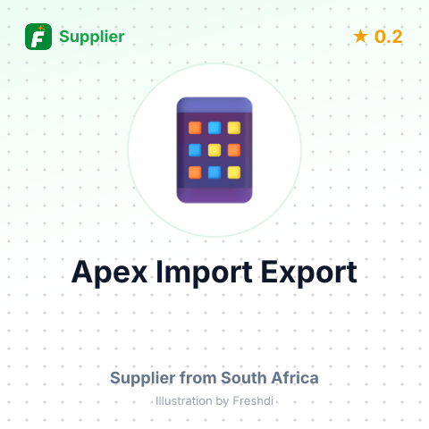 Apex Import Export – summary card, no photo uploaded yet