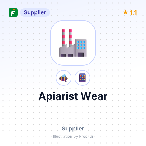 Apiarist Wear – summary card, no photo uploaded yet