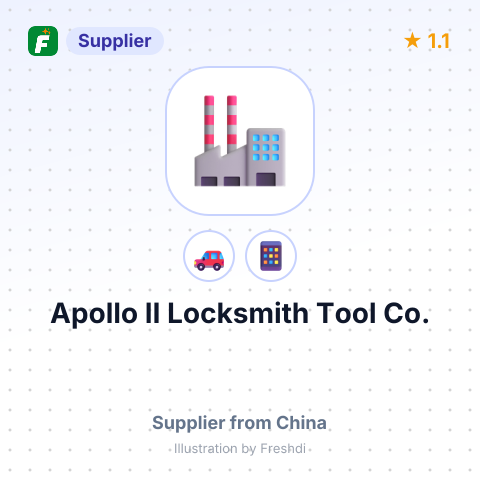 Apollo II Locksmith Tool Co. – summary card, no photo uploaded yet