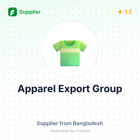 Apparel Export Group – summary card, no photo uploaded yet