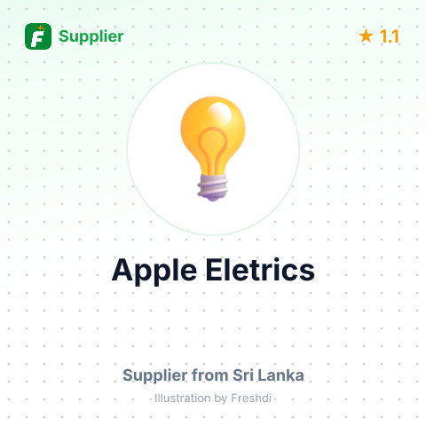 Apple Eletrics  – summary card, no photo uploaded yet