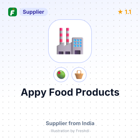 Appy Food Products  – summary card, no photo uploaded yet