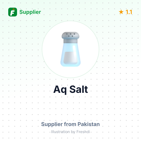 Aq Salt  – summary card, no photo uploaded yet