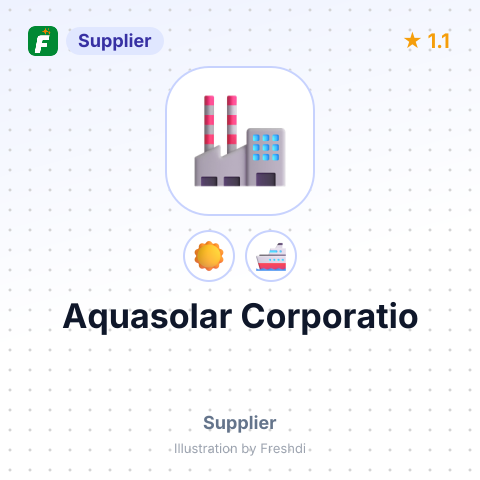 Aquasolar Corporatio – summary card, no photo uploaded yet