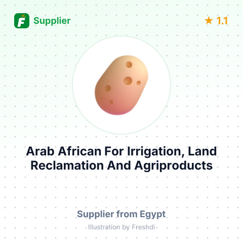 Arab African For Irrigation, Land Reclamation And Agriproducts  – summary card, no photo uploaded yet