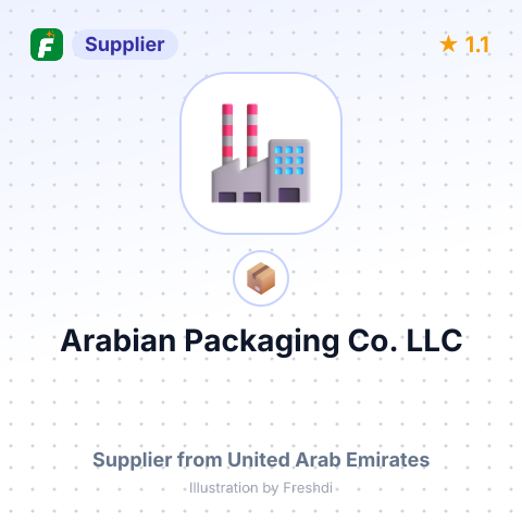 Arabian Packaging Co. LLC – summary card, no photo uploaded yet