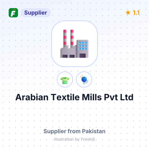 Arabian Textile Mills Pvt Ltd  – summary card, no photo uploaded yet