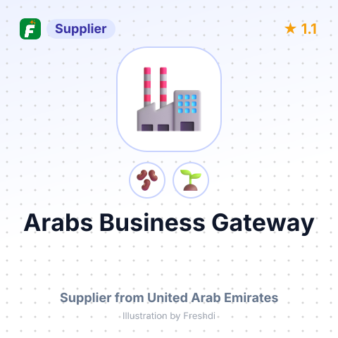 Arabs Business Gateway  – summary card, no photo uploaded yet