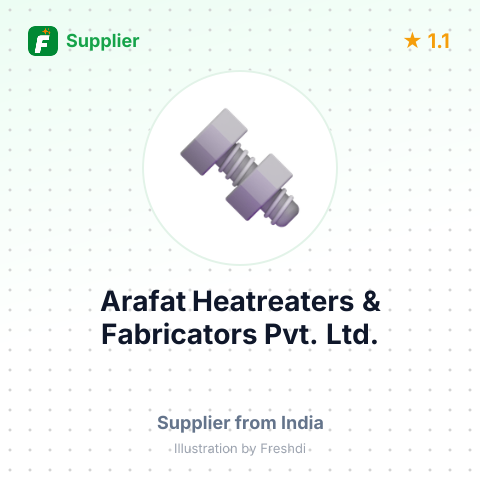 Arafat Heatreaters & Fabricators Pvt. Ltd. – summary card, no photo uploaded yet
