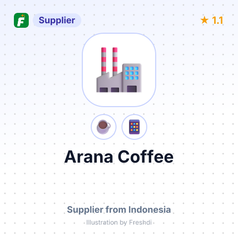 Arana Coffee  – summary card, no photo uploaded yet