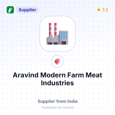 Aravind Modern Farm Meat Industries – summary card, no photo uploaded yet