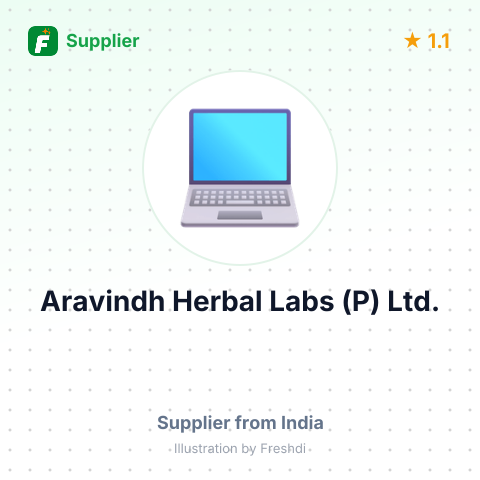 Aravindh Herbal Labs (P) Ltd. – summary card, no photo uploaded yet