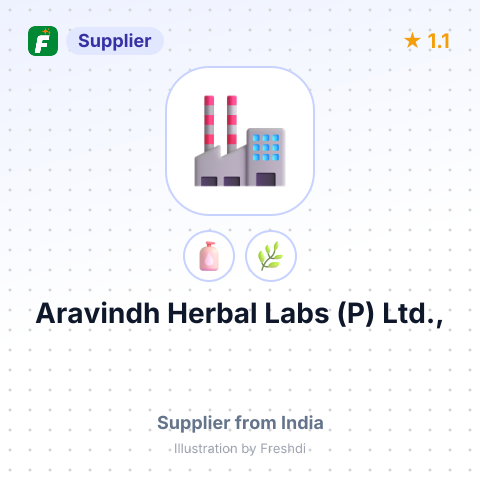Aravindh Herbal Labs (P) Ltd., – summary card, no photo uploaded yet