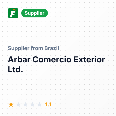 Arbar Comercio Exterior Ltd.  – summary card, no photo uploaded yet