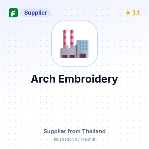 Arch Embroidery – summary card, no photo uploaded yet