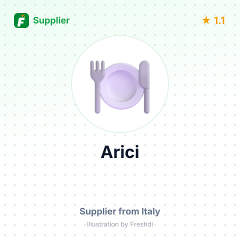 Arici – summary card, no photo uploaded yet