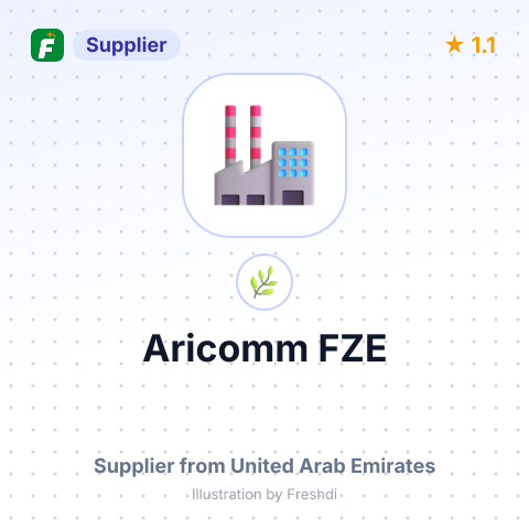 Aricomm FZE  – summary card, no photo uploaded yet