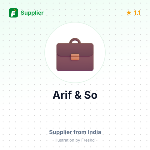 Arif & So – summary card, no photo uploaded yet