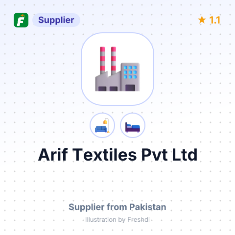 Arif Textiles Pvt Ltd – summary card, no photo uploaded yet