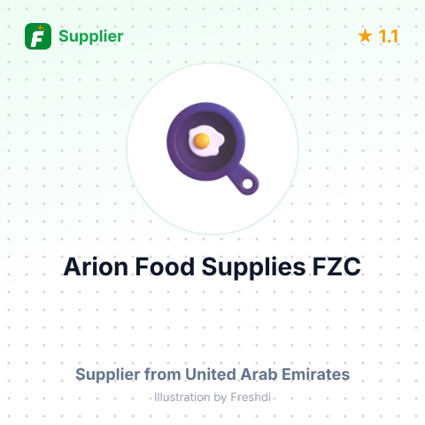 Arion Food Supplies FZC – summary card, no photo uploaded yet