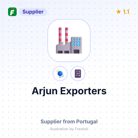 Arjun Exporters  – summary card, no photo uploaded yet
