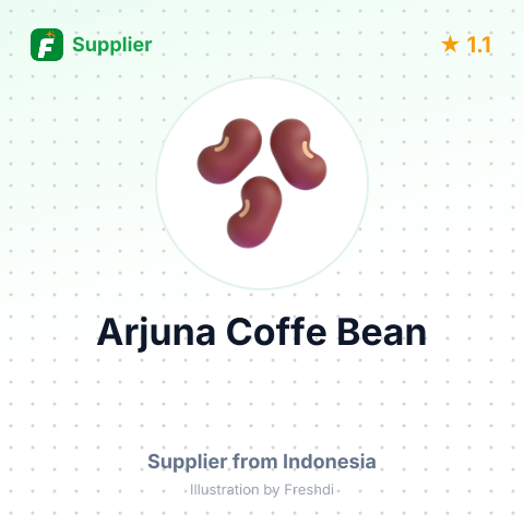 Arjuna Coffe Bean  – summary card, no photo uploaded yet