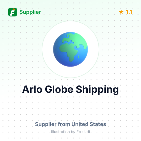 Arlo Globe Shipping  – summary card, no photo uploaded yet