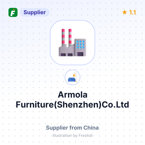 Armola Furniture(Shenzhen)Co.Ltd – summary card, no photo uploaded yet