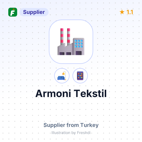 Armoni Tekstil – summary card, no photo uploaded yet