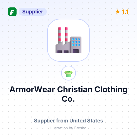 ArmorWear Christian Clothing Co. – summary card, no photo uploaded yet