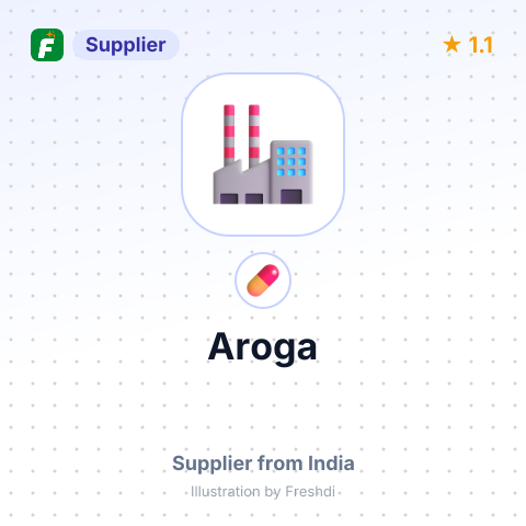 Aroga  – summary card, no photo uploaded yet