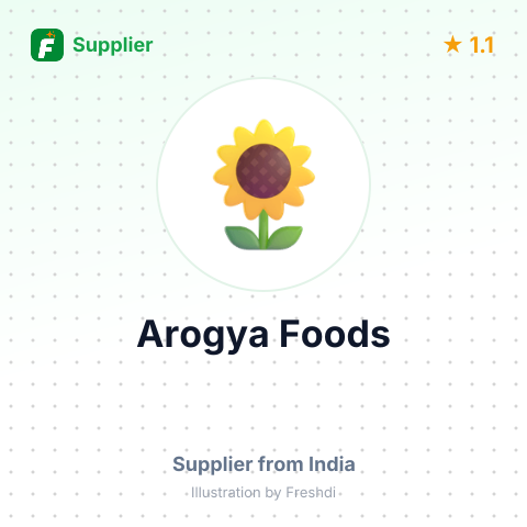 Arogya Foods  – summary card, no photo uploaded yet