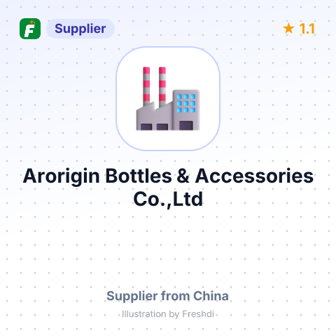 Arorigin Bottles & Accessories Co.,Ltd – summary card, no photo uploaded yet