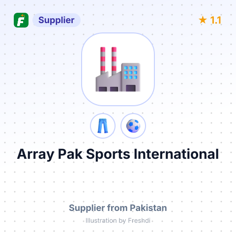 Array Pak Sports International – summary card, no photo uploaded yet