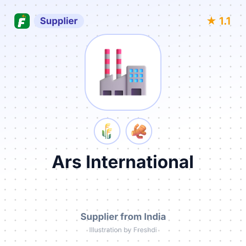 Ars International  – summary card, no photo uploaded yet