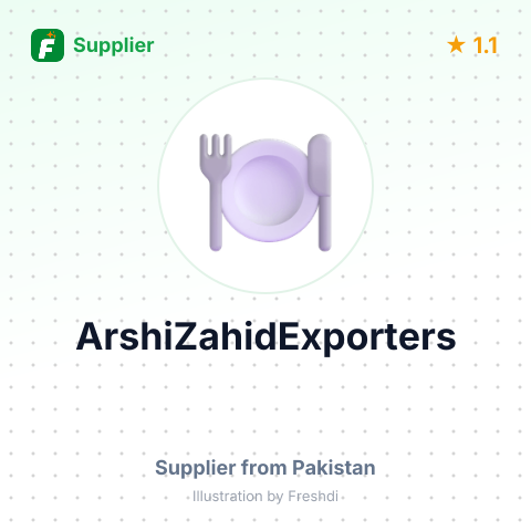 ArshiZahidExporters – summary card, no photo uploaded yet