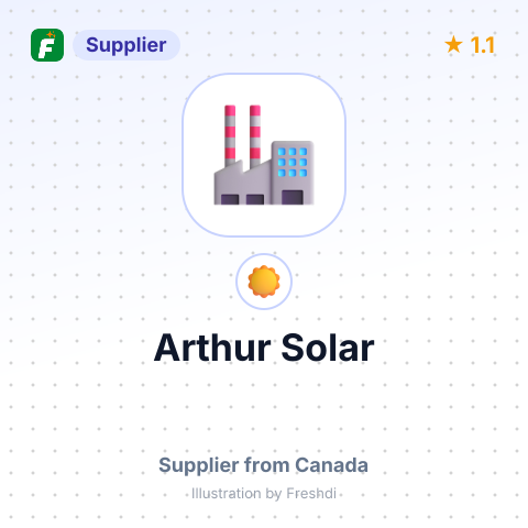 Arthur Solar – summary card, no photo uploaded yet