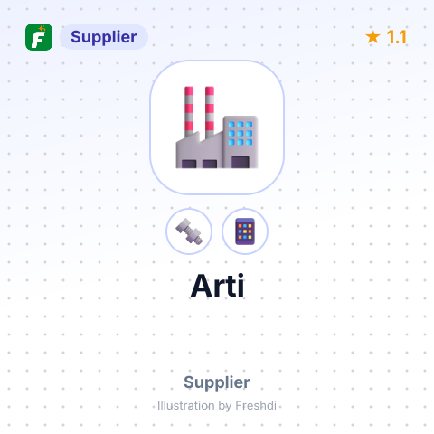 Arti – summary card, no photo uploaded yet