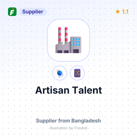 Artisan Talent  – summary card, no photo uploaded yet