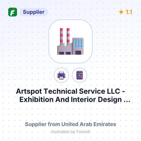 Artspot Technical Service LLC - Exhibition And Interior Design Company In Dubai – summary card, no photo uploaded yet